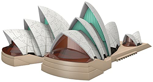 Ravensburger Puzzle, Puzzle 3D, Sydney Opera House, 216 Piezas, Edad Recomendada 10+, Rompecabezas de Calidad