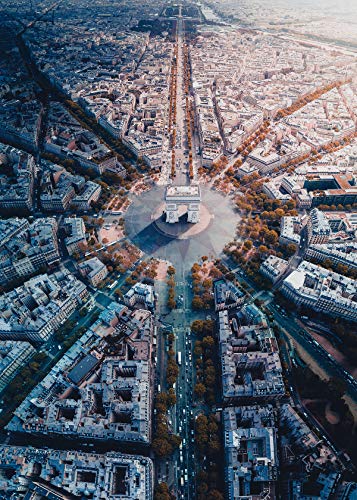 Ravensburger Puzzle, Puzzles 1000 Piezas, Paris Desde Arriba, Puzzle Paris, Puzzles para Adultos, Puzzle Ravensburger