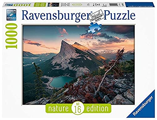 Ravensburger-Wildlife Por la noche en las Montañas Rocky, multicolor, talla única (15011) , color/modelo surtido