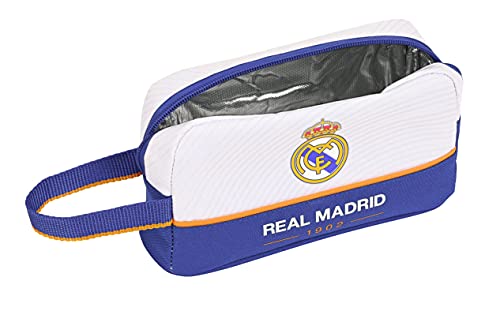 Real Madrid-812154859 Porta Desayunos, color azul/blanco, Estándar (Safta 812154859)