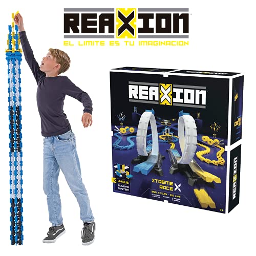 Reaxion Xtreme Race. Imagina y CREA. Sistema único de dominó