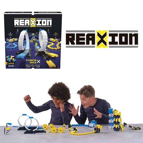 Reaxion Xtreme Race. Imagina y CREA. Sistema único de dominó