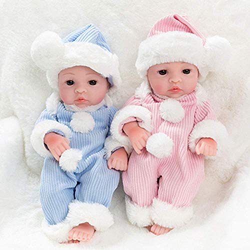 Reborn Baby Dolls Muñeca Reborn Muñeca de Aspecto Realista Cera Suave Silicona Muñeca de Vinilo Realista para niños pequeños, K