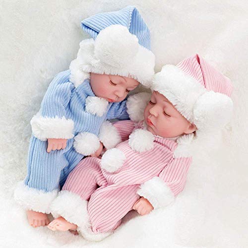 Reborn Baby Dolls Muñeca Reborn Muñeca de Aspecto Realista Cera Suave Silicona Muñeca de Vinilo Realista para niños pequeños, K