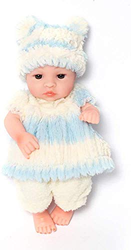 Reborn Baby Dolls Muñeca Reborn Muñeca de Aspecto Realista Cera Suave Silicona Muñeca de Vinilo Realista para niños pequeños, K