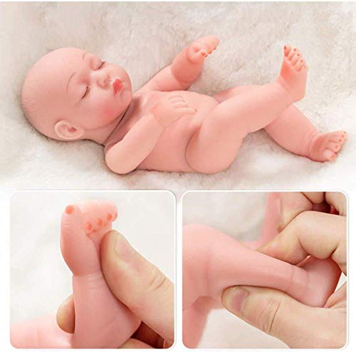 Reborn Baby Dolls Muñeca Reborn Muñeca de Aspecto Realista Cera Suave Silicona Muñeca de Vinilo Realista para niños pequeños, K