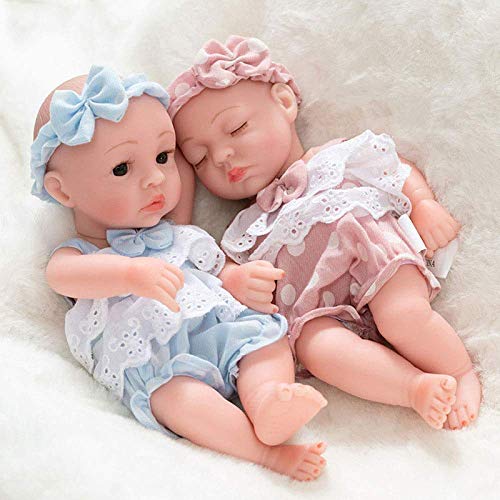 Reborn Baby Dolls Muñeca Reborn Muñeca de Aspecto Realista Cera Suave Silicona Muñeca de Vinilo Realista para niños pequeños, K