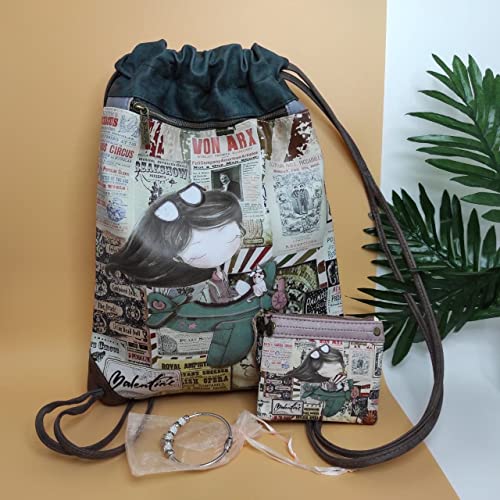 Regalos Originales para Niñas y Adolescentes Cumpleaños Primera Comunión y Amigas Mochilas Monederos Niña Bolsa Merienda Bolso Movil Neceser Colegio Mochila y Bolsos Candy - Sweet & Candy (U, Pack 13)