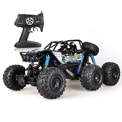 Remote Control Car 2.4Ghz Electric RC Car Toy Radio Controlled Drive High Speed Trucks Off-Road Climbing Car All Terrains Vehicle Double Motors Boys Kids and Adults Toy Gift (A 2 Battery)