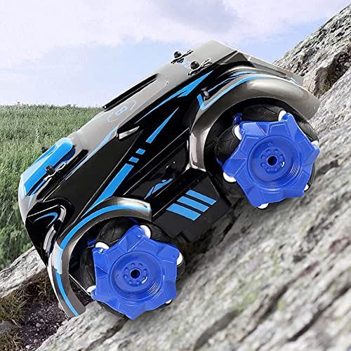 Remote Control Car RC Cars Race Sunt Car 2.4GHz 360° Rotation Sided Rotating Vehicles High Speed Off Road for 3 4 5 6 7 8-12 Year Old Boys Kids RC Car Toys (Blue)