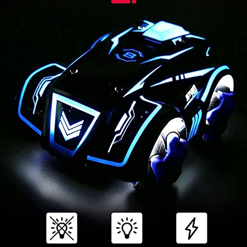 Remote Control Car RC Cars Race Sunt Car 2.4GHz 360° Rotation Sided Rotating Vehicles High Speed Off Road for 3 4 5 6 7 8-12 Year Old Boys Kids RC Car Toys (Blue)