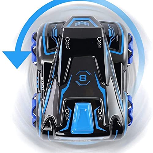 Remote Control Car RC Cars Race Sunt Car 2.4GHz 360° Rotation Sided Rotating Vehicles High Speed Off Road for 3 4 5 6 7 8-12 Year Old Boys Kids RC Car Toys (Blue)