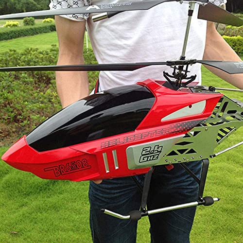 Remote Control Plane 2.4G Wireless Remote Control 3.5 Channel Remote Helicopter Drone with Gyroscope LED Light Suitable for All Adults Children and Beginners (Color : B) (C)