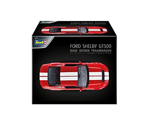 Revell 01031 Calendario de Adviento Dream Cars Ford Shelby GT en 24 días para un modelo de coche de fabricación propia, rojo