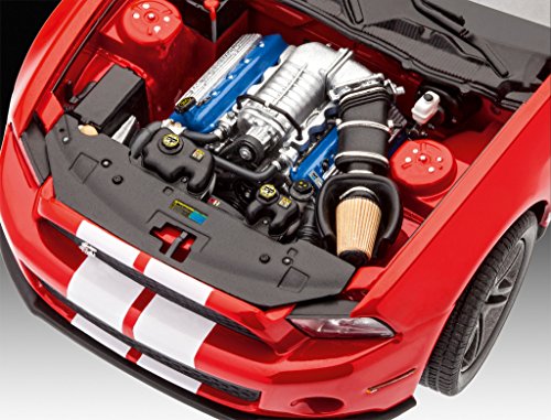 Revell 01031 Calendario de Adviento Dream Cars Ford Shelby GT en 24 días para un modelo de coche de fabricación propia, rojo