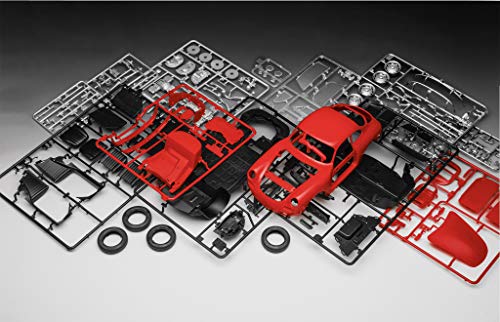 Revell 1029 Calendario de Adviento Dream Cars Porsche 356 B Coupé con Easy-Click-System en 24 días para un modelo de coche de fabricación propia, rojo