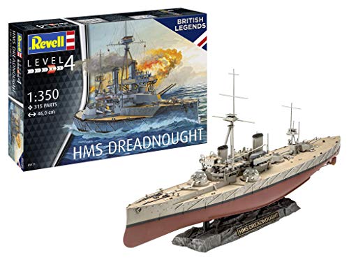 Revell- HMS Dreadnought Accesorios, Color Plateado (05171)