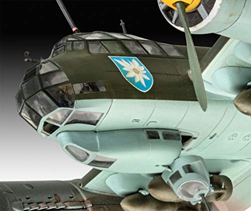 Revell- Junkers Ju88 A-1 Battle of Brita Kit Modello, Color Plateado (04972)