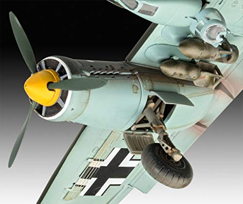 Revell- Junkers Ju88 A-1 Battle of Brita Kit Modello, Color Plateado (04972)