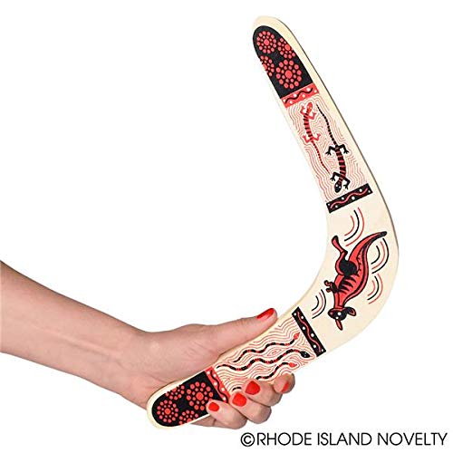 Rhode Island Novelty Boomerang de Madera Colores Puede Variar