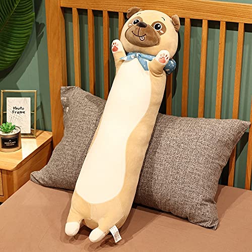 RJGLKS 65cm Cute Husky French Bulldog Dog Peluches Lovely Animal Long Pillow Dolls Peluches para niños Baby B