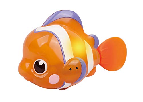 ROBO ALIVE JUNIOR-Series 1 Juguete de baño con Pilas Little Fish de ZURU, Color Naranja, Talla única 25253