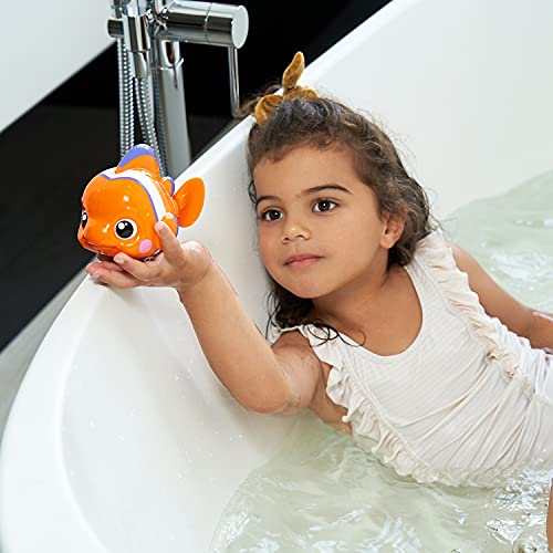 ROBO ALIVE JUNIOR-Series 1 Juguete de baño con Pilas Little Fish de ZURU, Color Naranja, Talla única 25253