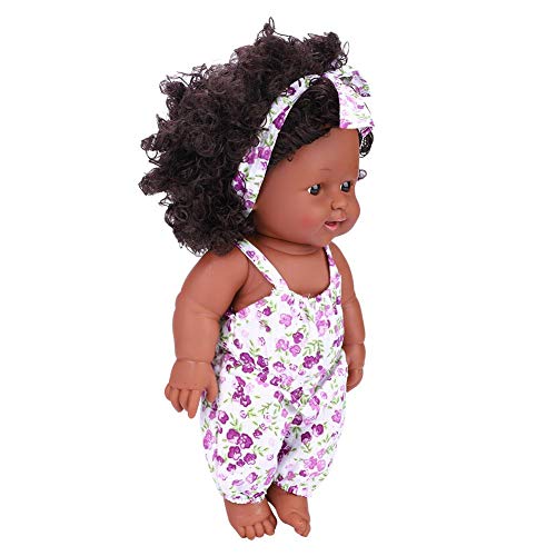 Rodipu Material de Vinilo Muñeca de Vinilo, Muñeca de Tacto cómodo, para niños para niños(Asa Lavender Purple One Piece)