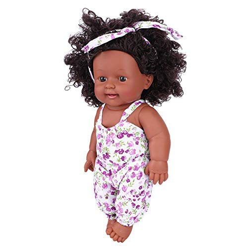 Rodipu Material de Vinilo Muñeca de Vinilo, Muñeca de Tacto cómodo, para niños para niños(Asa Lavender Purple One Piece)