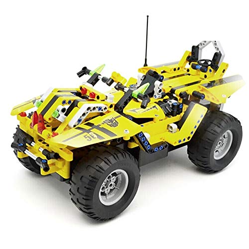 ROIY Carro Del Tanque Bloques De Construcción De Automóviles Construya Su Propio Modelo De Juguete De Ladrillos Educativos For Niños Bloques De Construcción Kittechnology Remoto Del Tanque De Juguetes