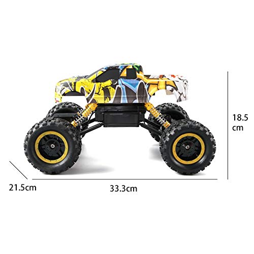 ROIY Coche teledirigido Graffiti Escalada de Coches de Carga de los niños de Coches de Juguete Modelo eléctrico de RC Racing 01:12 Todoterreno Modelo Mejor Regalo for niños y niñas