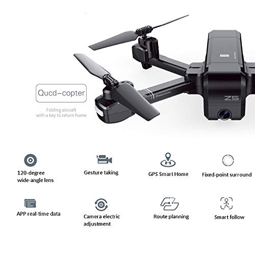 ROIY Trayectoria De Vuelo FPV Quadcopter WiFi HD 1080P / Cámara/Altitud Hold/G-Sensor 3D / Tirones/Modo Sin Cabeza/Una Tecla Retorno/Aplicación De Control Plegable FPV WiFi Aviones No Tripul