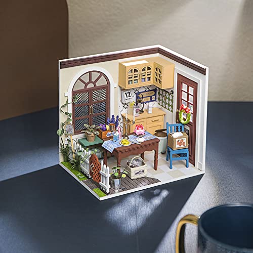 Rolife DIY Casas de Muñecas Miniaturas Madera para Montar Miniature House Maquetas para Construir Adultos Niñas y Niños 14 Años de Edad hasta Vida Maravillosa, Mrs Charlie's Dining Room