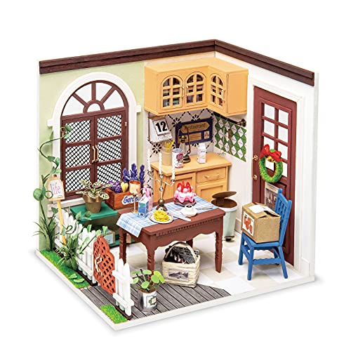 Rolife DIY Casas de Muñecas Miniaturas Madera para Montar Miniature House Maquetas para Construir Adultos Niñas y Niños 14 Años de Edad hasta Vida Maravillosa, Mrs Charlie's Dining Room