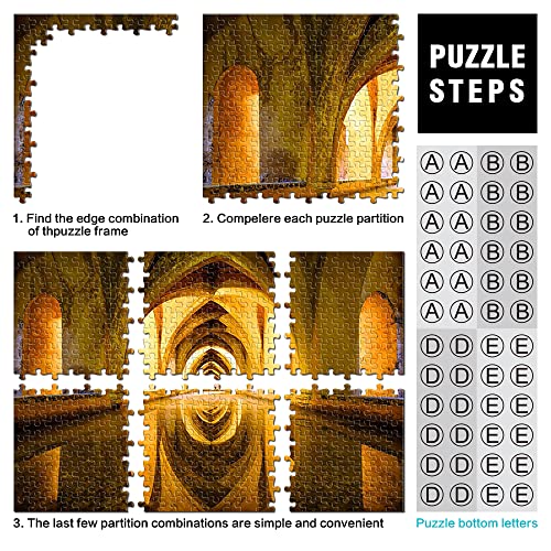 Rompecabezas para Adultos Rompecabezas de 1000 Piezas Seville Royal Palace Building Puzzles Clásicos 1000 Piezas Rompecabezas difíciles difíciles DIY Rompecabezas Juguetes Regalo 52x38cm