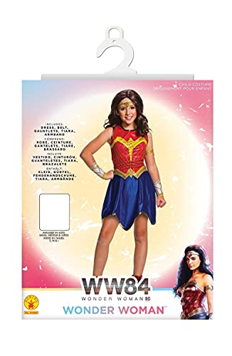 Rubies - Disfraz infantil clásico Wonder Woman 1984 - 701003L - Talla L 11-14 años