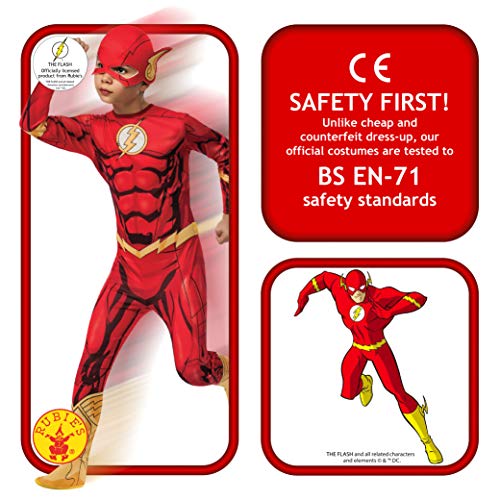 Rubies - Disfraz Marvel The Avengers El Flash para niños, edad 5-7 años (881332_M)