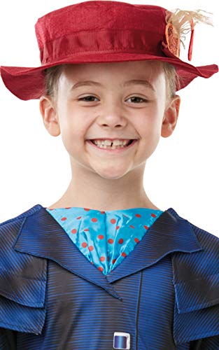 Rubies Disfraz oficial de Disney Mary Poppins Returns de la película, personaje de la semana del libro para niños, tamaño de niñas de 9 a 10 años