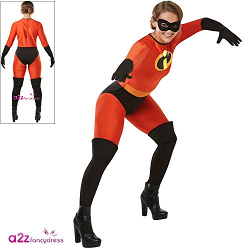 Rubies Disney 2 Mrs Incredible Disfraz de Lujo para Adultos, Color rosso, L (820910L)