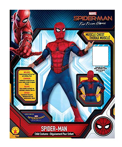 Rubies- Spiderman Disfraz para niños, Multicolor, L (7-8 años) (Rubie's Spain 640129-L)