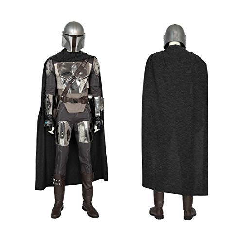 Rubyonly Traje Star Wars El mandaloriana Cosplay Cosplay de Halloween Superhero Batalla,Fullsetnoshoeshelmet,XXXL