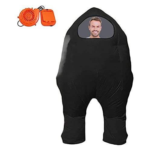 Rvtkak Traje inflable del espacio del astronauta del juego del anime del traje inflable del cuerpo completo del traje de Halloween Cosplay Disfraces