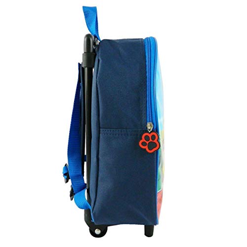 Sac à dos à roulettes Pat' Patrouille 31cm Bleu