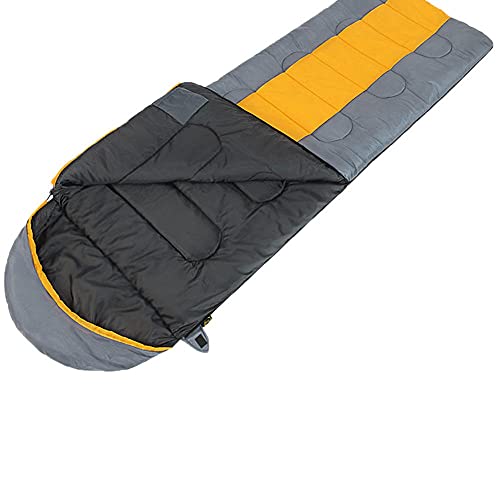 saco de dormir Recorrido del viento Saco de dormir camping Sobre Sleeping Bag térmica de invierno for adultos Saco de dormir al aire libre del viaje de dormir impermeable Cama-Orange bolsa de caminar