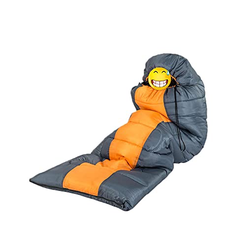 saco de dormir Recorrido del viento Saco de dormir camping Sobre Sleeping Bag térmica de invierno for adultos Saco de dormir al aire libre del viaje de dormir impermeable Cama-Orange bolsa de caminar