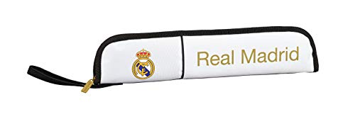 Safta 811954284, Real Madrid 19/20 Portaflautas Niños Unisex, Varios, 37x8x2