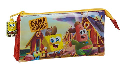 Safta 812083744 Portatodo Triple de Bob Esponja