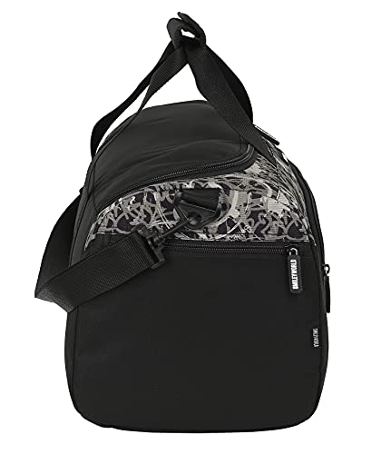 Safta Bolsa de Deporte de Smiley World Urban Flow, 500x250x250 mm, Negro