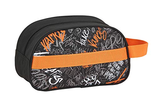 Safta M248, Neceser Unisex niños, Gris/Naranja, 260x120x150 mm