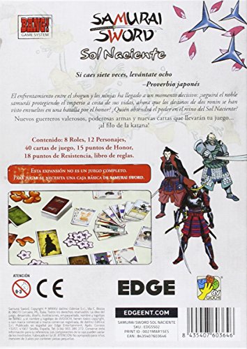 Samurai Sword: Sol Naciente - Juego de Mesa (Edge Entertainment EDGSS02)